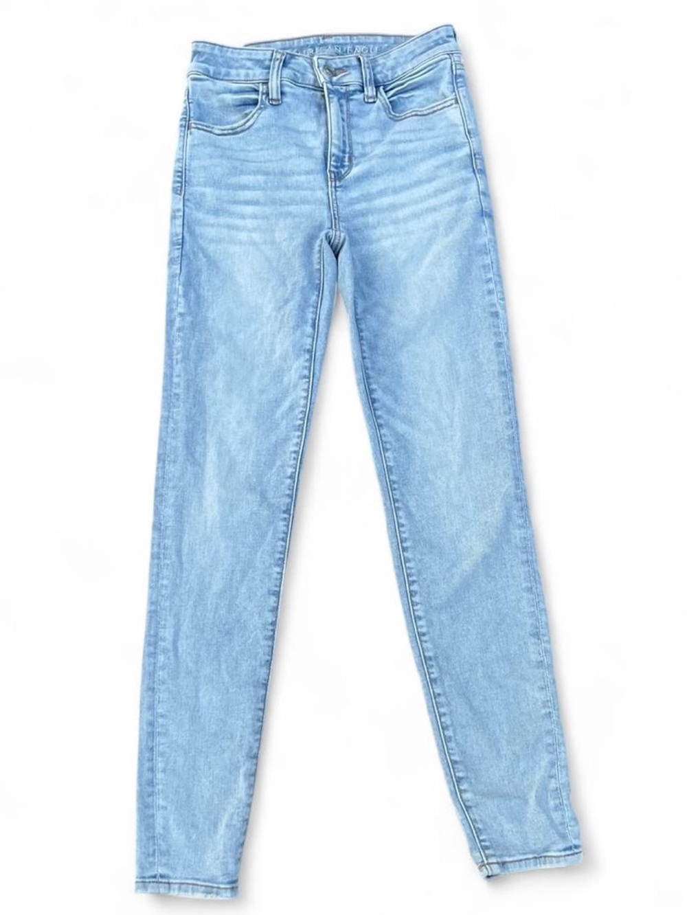 American Eagle Outfitters Next Light Blue Skinny Jeans US 2 - Picture 2 of 8